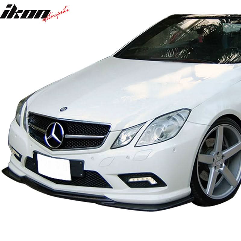 2009-2013 Benz W207 GH Style Front Bumper Lip Carbon Fiber