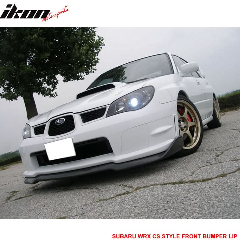2006-2007 Subaru Impreza WRX STI CS Style Front Lip Carbon Fiber
