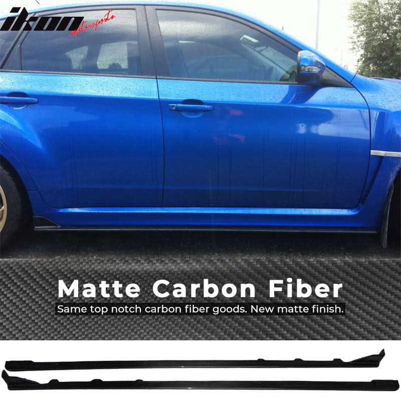 2015-2021 Subaru WRX STI Side Skirts Carbon Fiber