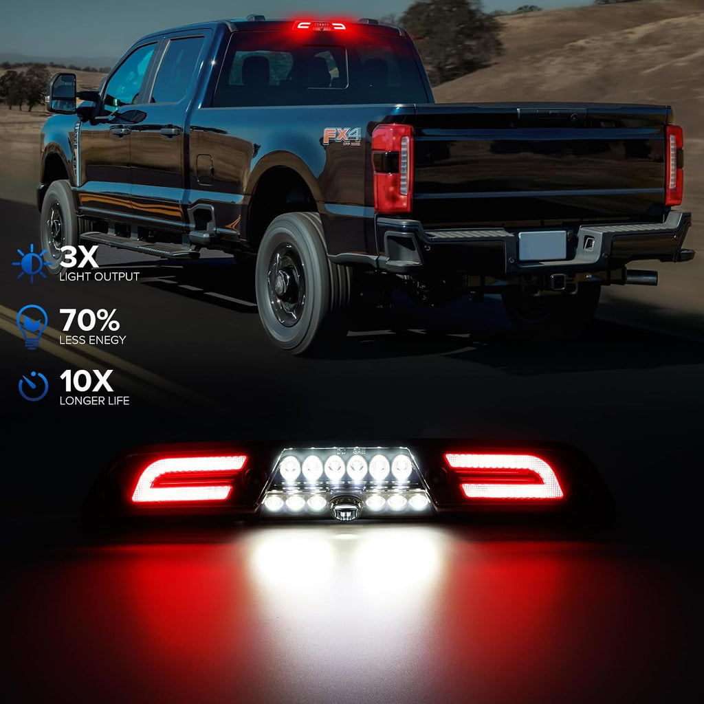 2015-2027+ Ford F150/Super Duty Smoked LED 3rd Brake Light