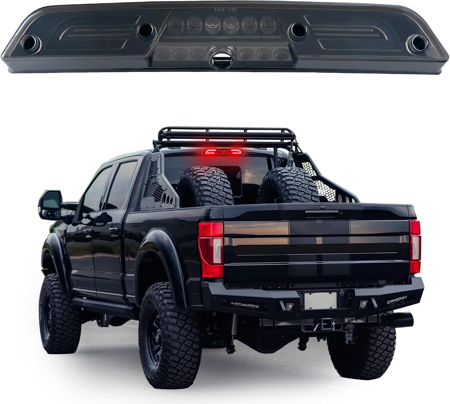 2015-2027+ Ford F150/Super Duty Smoked LED 3rd Brake Light