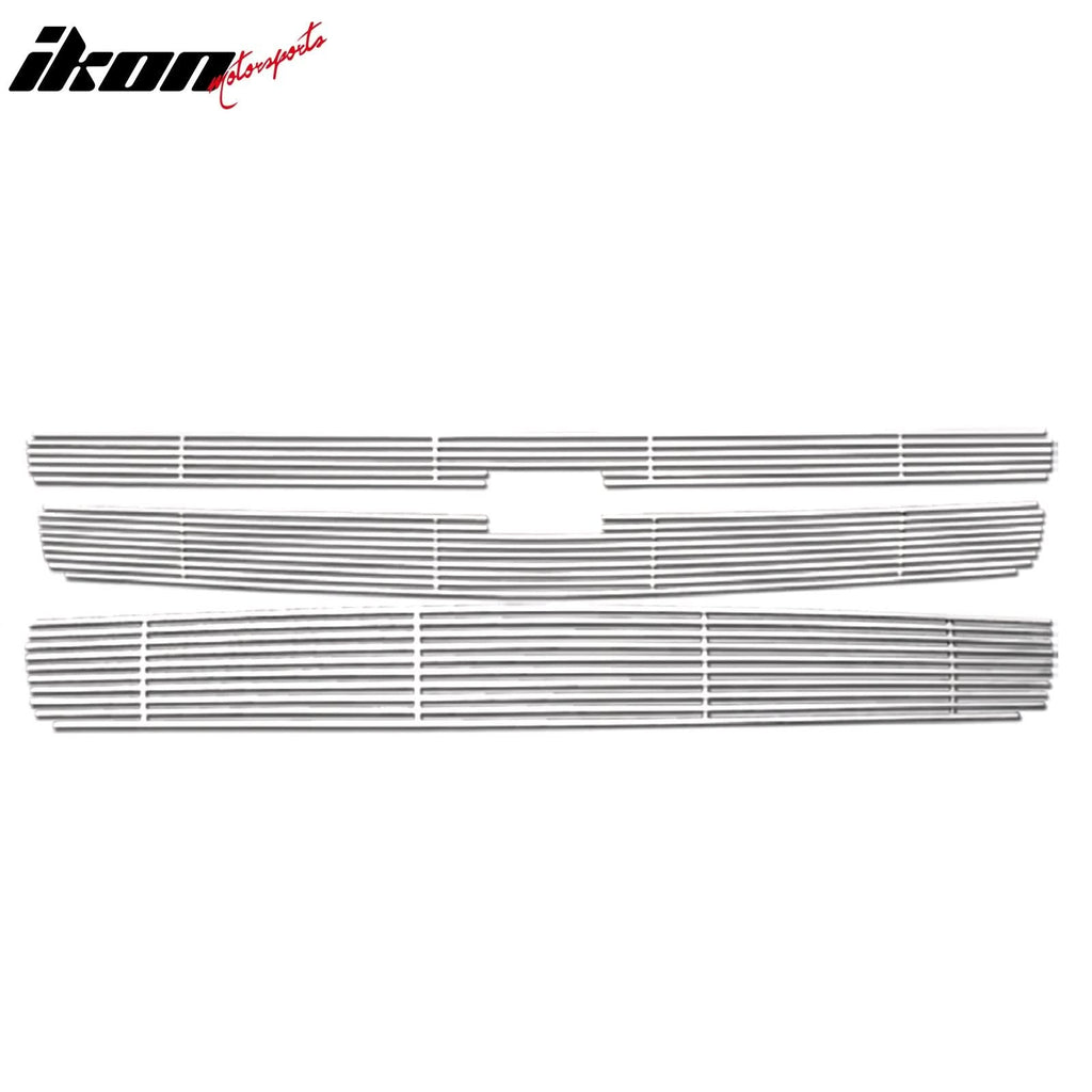 2007-2013 Chevy Silverado 1500 Billet Style Lower Grille Insert Chrome