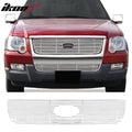 2009-2010 Ford Explorer Billet Style Chrome Grille Stainless Steel