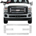 2011-2013 Ford F-250 Super Duty Billet Chrome Grille Stainless Steel