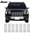 2007-2010 Jeep Compass Billet Style Upper Grill Insert Stainless Steel
