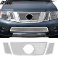 2008-2012 Nissan Pathfinder Mesh Chrome Front Grille Stainless Steel