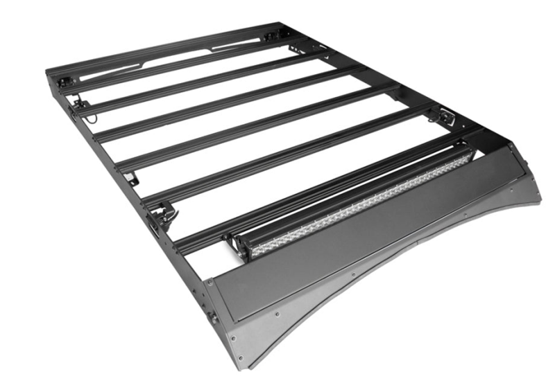 Cali Raised LED Cali Raised 14-21 Toyota Tundra Crew Max Premium Roof Rack - Led Light Bar - Blue No Lights CR2971