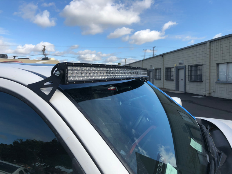Cali Raised LED Cali Raised 05-23 Toyota Tacoma 52 Curved Led Light Bar Roof Brackets Kit - Brackets W/ 5D Optic Os CR2460