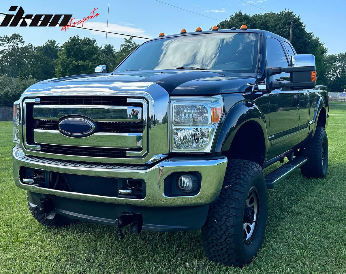 2011-2016 Ford F-250 OE Style Chrome Front Bumper Upper Grille ABS