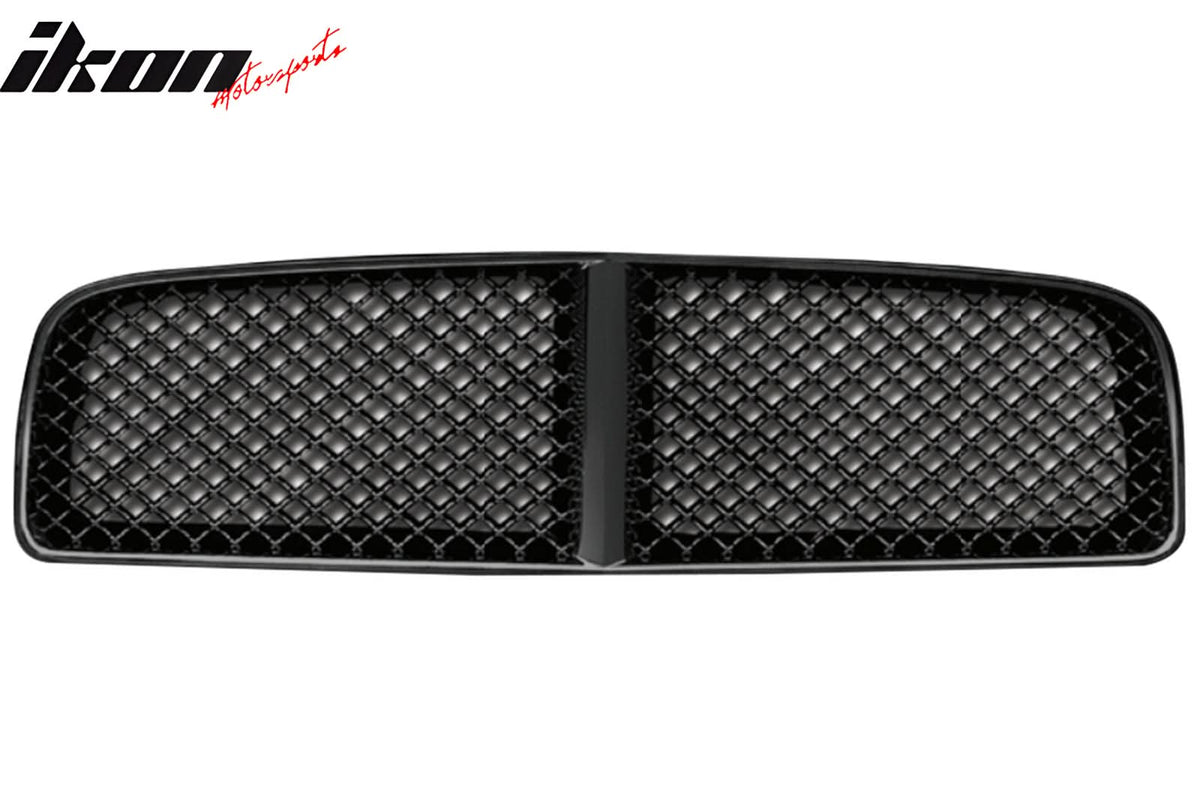 2006-2010 Dodge Charger Black Front Hood Grille ABS Bently Mesh Style