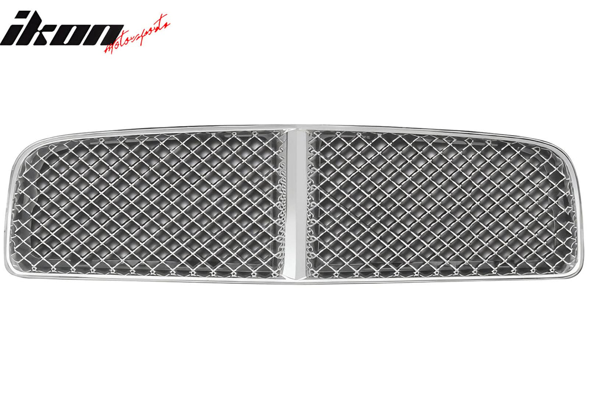 2006-2010 Dodge Charger Chrome Front Hood Grille ABS Bently Mesh Style