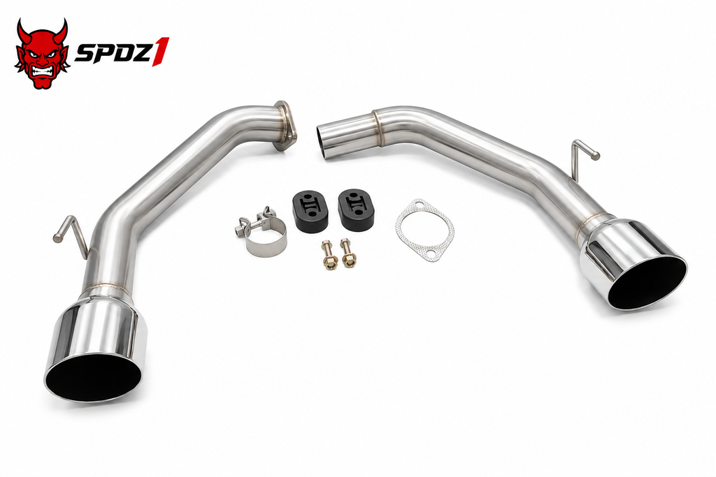 SPDZ1 Axle-Back Muffler Delete Exhaust — 2022+ Honda Civic 1.5T & 2023+ Acura Integra 1.5T | Stainless