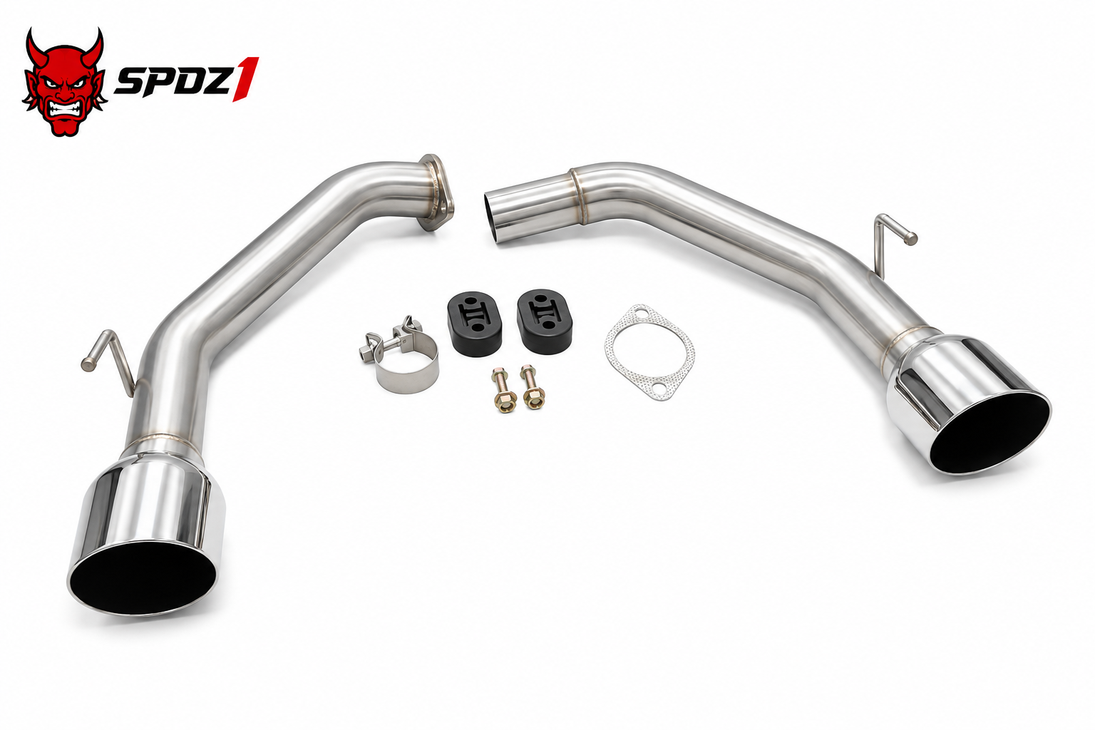 SPDZ1 Axle-Back Muffler Delete Exhaust — 2022+ Honda Civic 1.5T & 2023+ Acura Integra 1.5T | Stainless