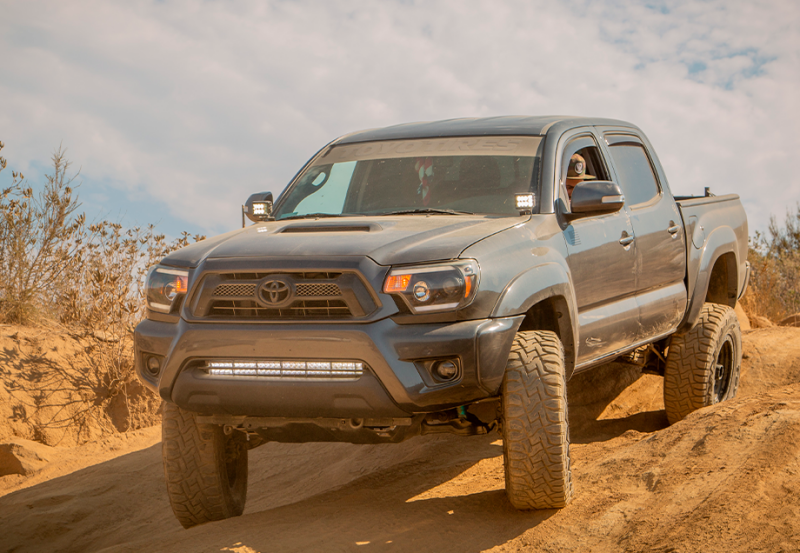 Cali Raised LED Cali Raised 05-15 Toyota Tacoma Low Profile Led Ditch Light Brackets Kit - Brackets W/ No Switch CR2866
