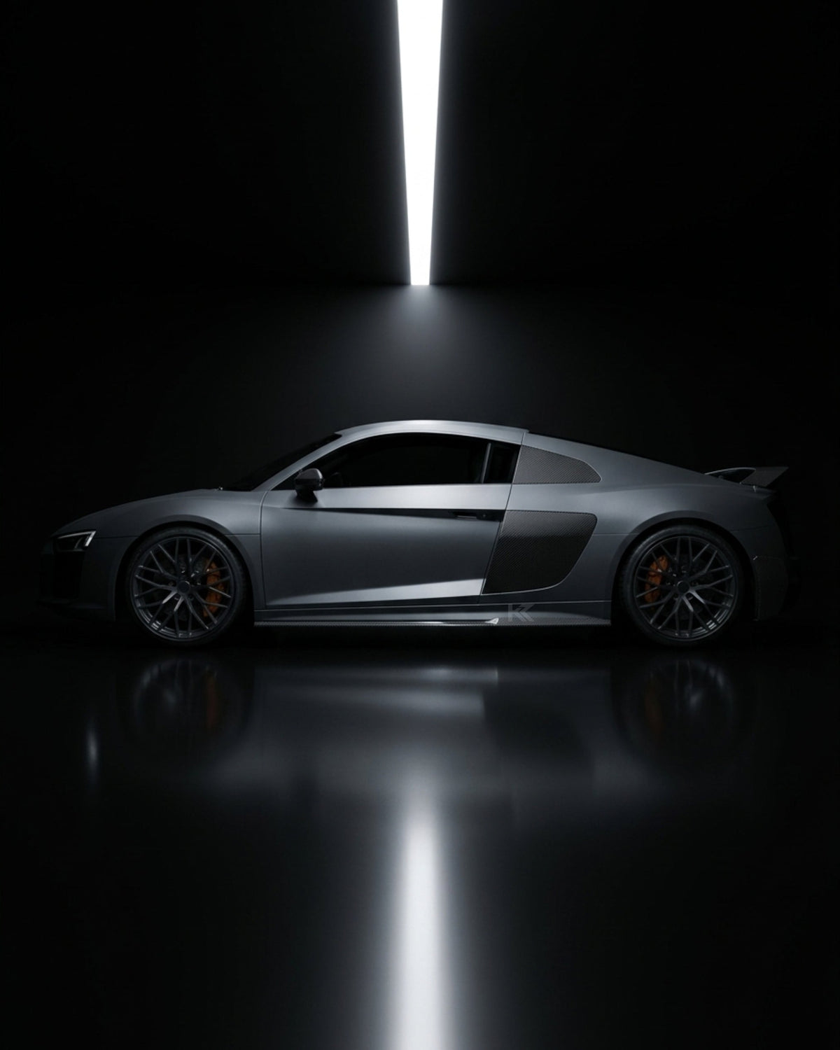 2016–2019 Audi R8 V10 & V10 Plus Coupe Side Skirts – Carbon Fiber