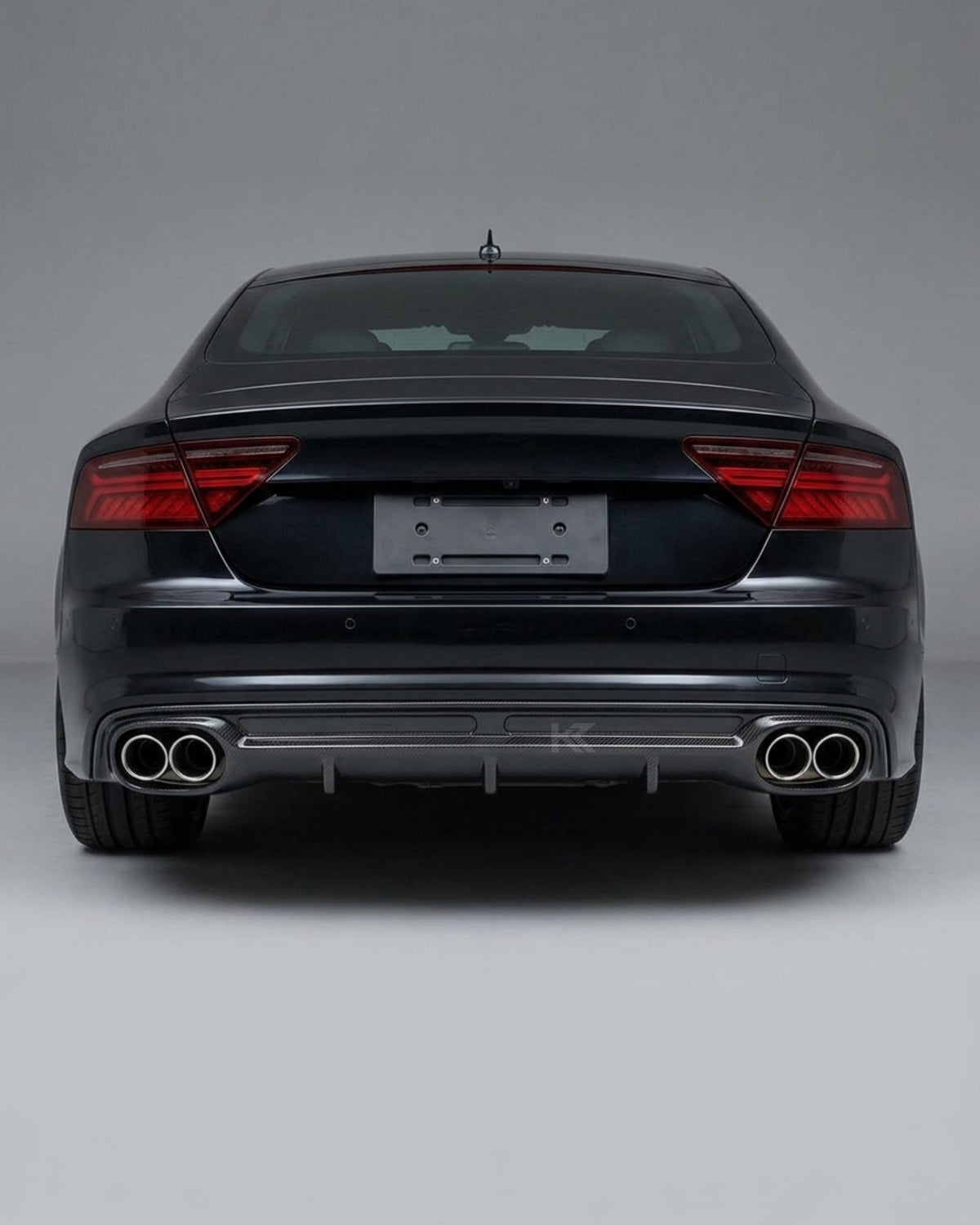 2013–2016 Audi A7 S-Line C7 Sportback Rear Bumper Diffuser – Carbon Fiber