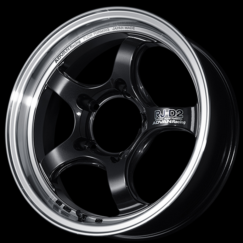 Advan RG-D2 18x9.0 / +51 Offset / 5x120 / 72.5mm Bore / Machining and Black Gunmetallic YAT8I51WBG
