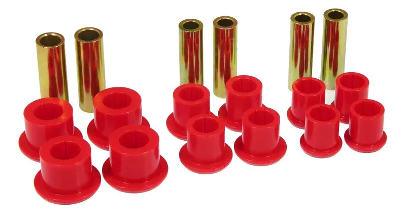 Prothane 97-04 Ford F150/250 2WD | 4WD Rear Leaf Spring Bushings - Red