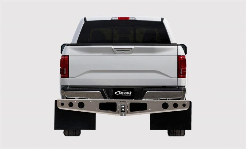 Access Rockstar 2019+ Chevy/GMC Full Size 1500 Smooth Mill Finish Hitch Mounted Mud Flaps A1020091