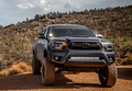 Cali Raised LED Cali Raised 05-15 Toyota Tacoma 32In Lower Bumper Hidden Led Brackets Kit - Blue Backlight - Small CR2468