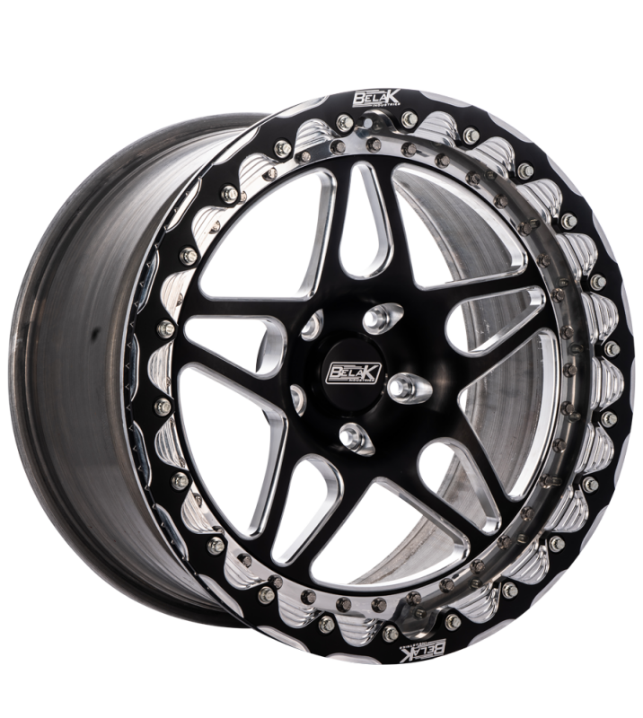 Belak Wheels Belak 15x9 / Nissan 240 Rear / 5x114.3 BP / Series 3 Wheel - Single Beadlock 15095114S47BS-SBL