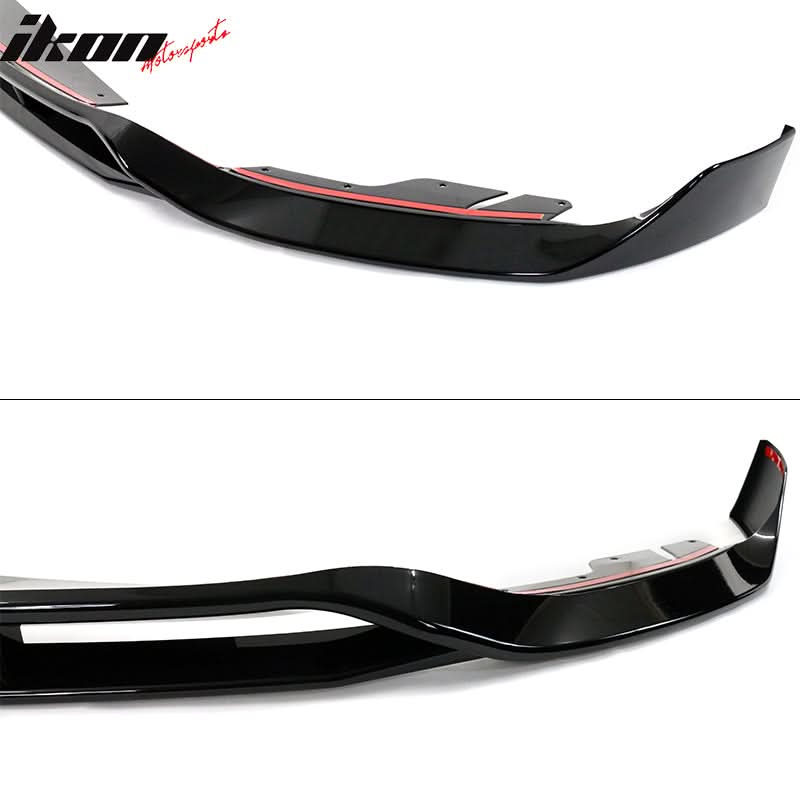 2021-2023 BMW G30 G31 LCI 5-Series Gloss Black Front Bumper Lip