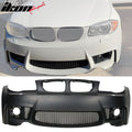 2007-2013 BMW 1 Series E82 1M Style Black Front Bumper Conversion PP