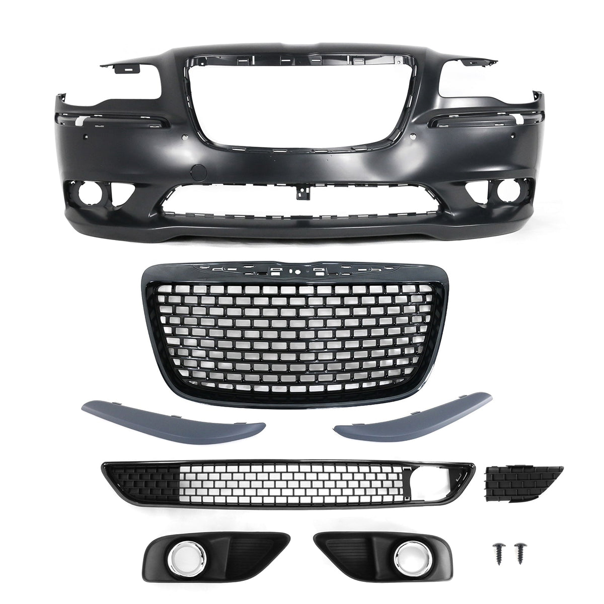 2011-2014 Chrysler 300 PP Front Bumper Cover Conversion Replacement