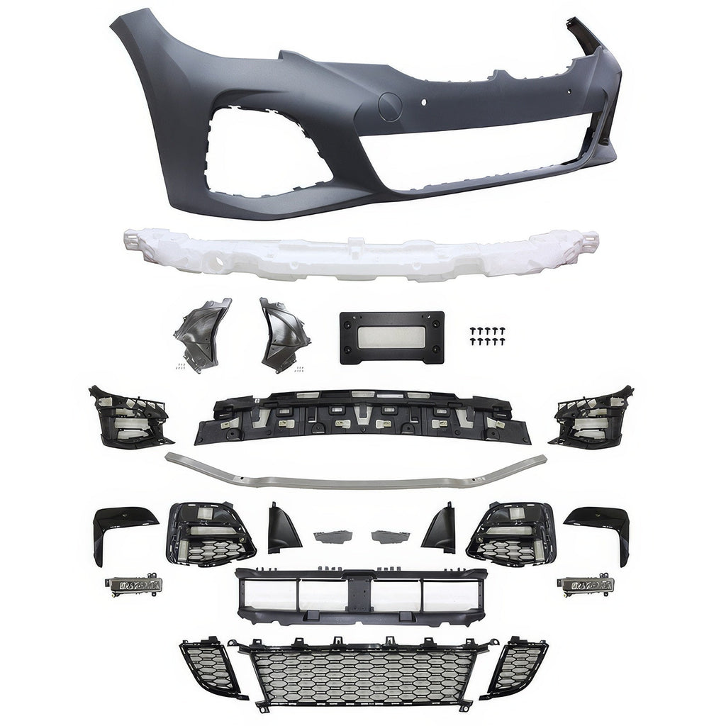 2019-2022 BMW 3 Series G20 Sedan M-Tech Style Black Front Bumper Cover