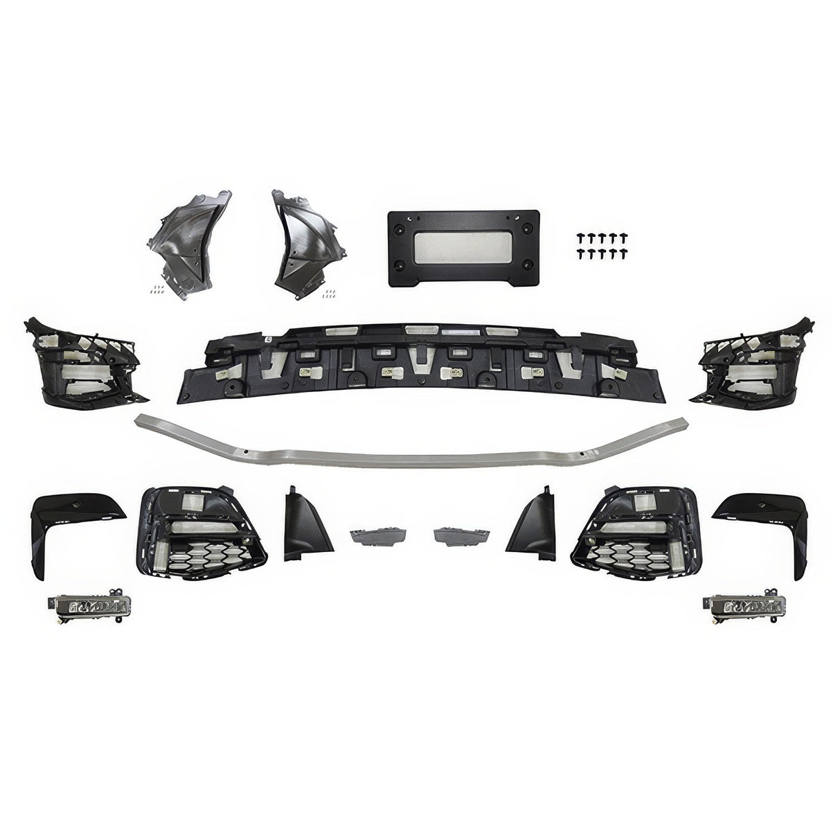 2019-2022 BMW 3 Series G20 Sedan M-Tech Style Black Front Bumper Cover