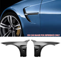 2012-2018 F30 M3 M4 Style Unpainted Metal Fender with Chrome Side Vent