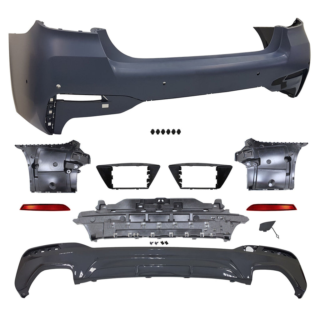 2021-2023 BMW G30 M-Tech Style M Sport Rear Bumper Cover Conversion