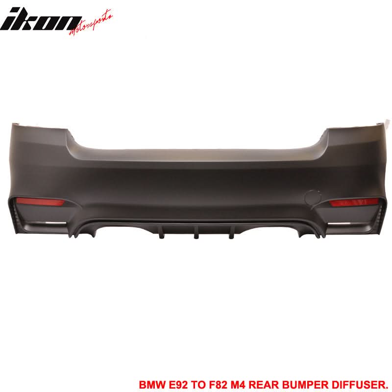 Fits 11-13 E92 E93 2Dr LCI M4 Conversion Front+Rear Bumper Kit PP