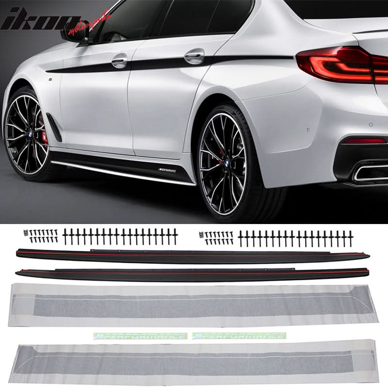 2017-2020 BMW G30 MP Style Front Lip & Side Sill & Type2 Diffuser