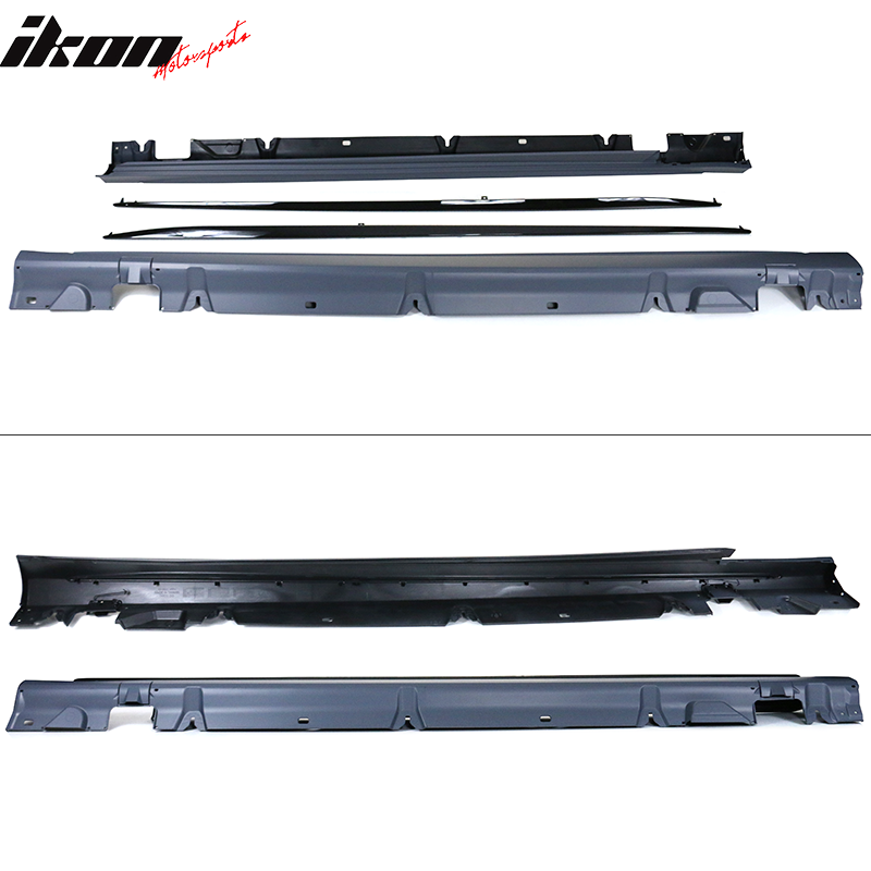 2015-2018 Benz W205 C-Class C63 AMG Style Unpainted Side Skirts PP