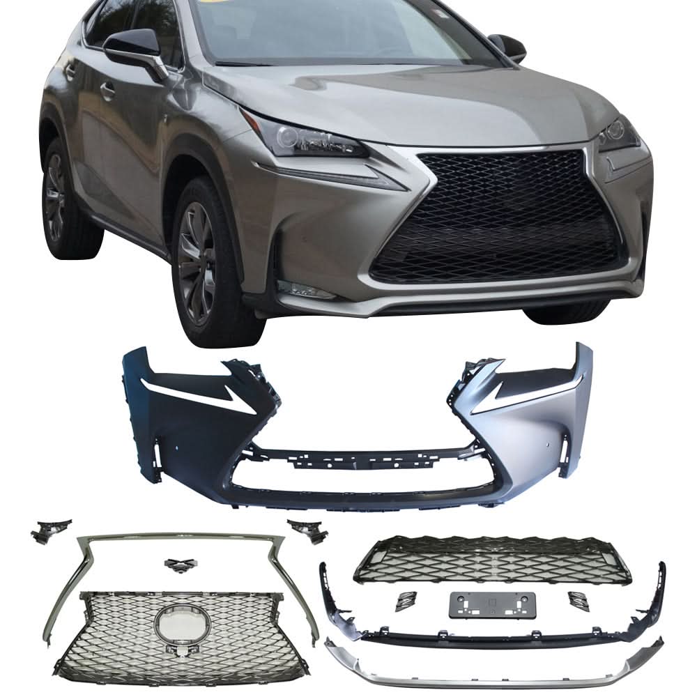 2015-2018 Lexus NX200T NX300 F Sport PP Front Bumper Cover Conversion