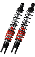 Bitubo Suspension Bitubo YGB0 Twinshocks Rear Adjustable: Spring Preload, Red And Black Springs SC159YGB01