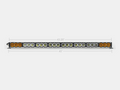 Cali Raised LED Cali Raised 43 Amber/White Dual Function Led Bar - Dual Function Wire Harness/Tall Dual Function Sw CR2317