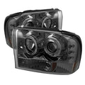Spyder Ford F250 Super Duty 99-04 Projector Version 2 LED Halo LED Smke PRO-YD-FF25099-1P-G2-SM 5010353