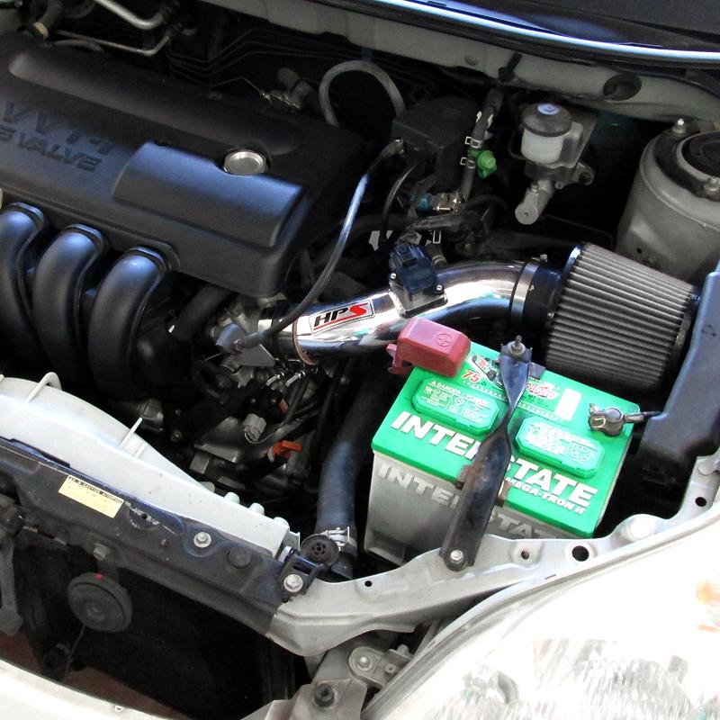 HPS Shortram Air Intake Kit 2003-2004 Pontiac Vibe 1.8L, Polish