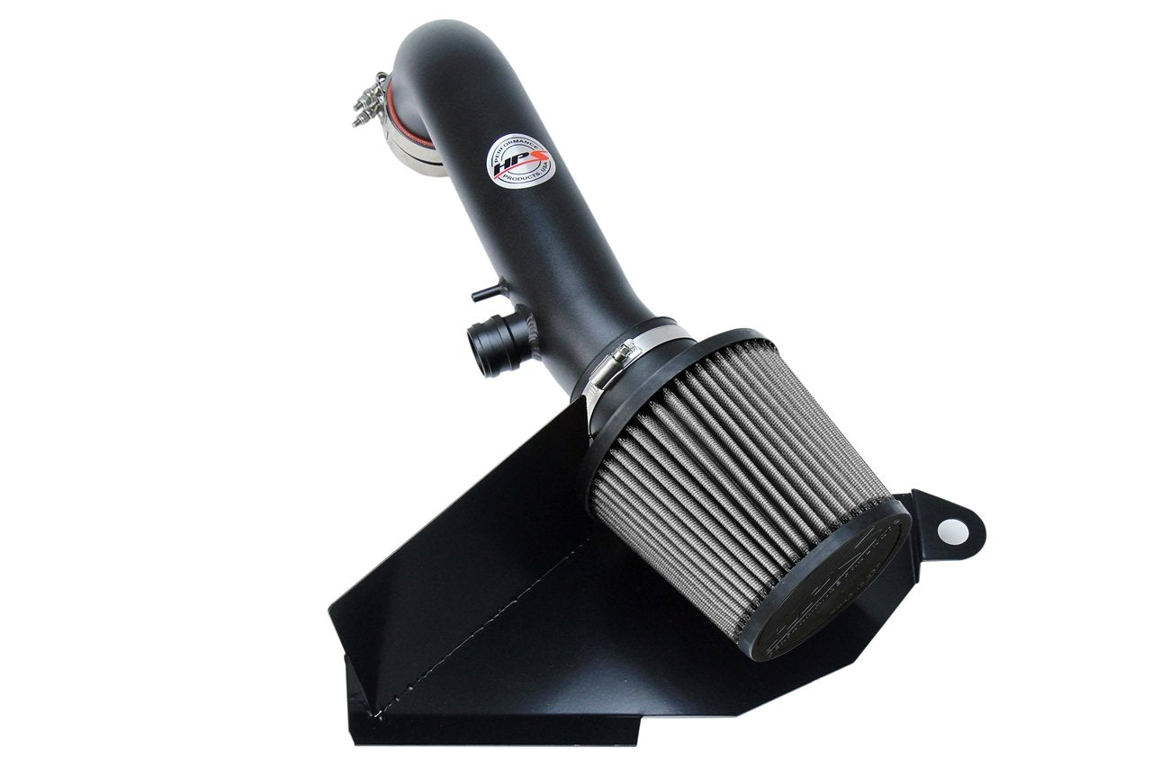 HPS Shortram Air Intake Kit 2015-2017 Audi S3 2.0T TFSI Turbo, Includes Heat Shield, Black