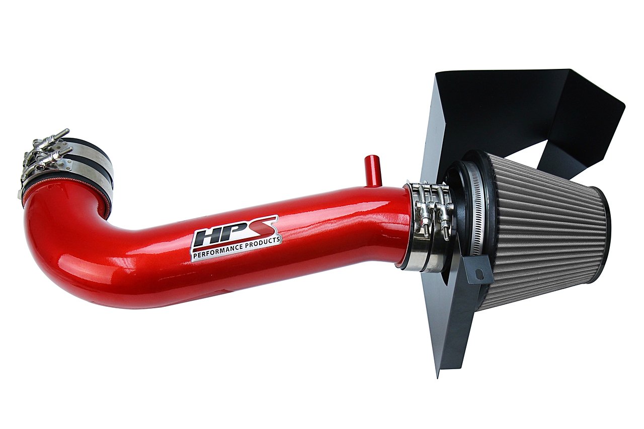 HPS Shortram Air Intake Kit 2011-2017 Dodge Charger 5.7L V8 except Shaker Hood, Includes Heat Shield, 827-600
