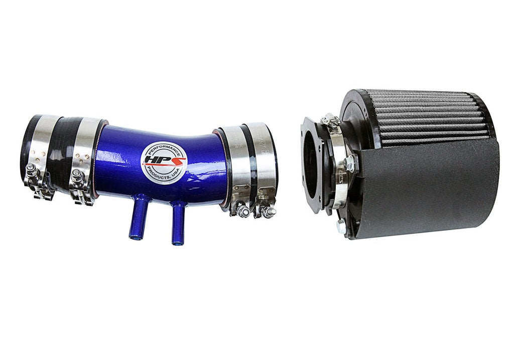 HPS Performance HPS Shortram Air Intake Kit 2000-2004 Nissan Xterra 3.3L V6 Non Supercharged, Includes Heat Shield, 827-604