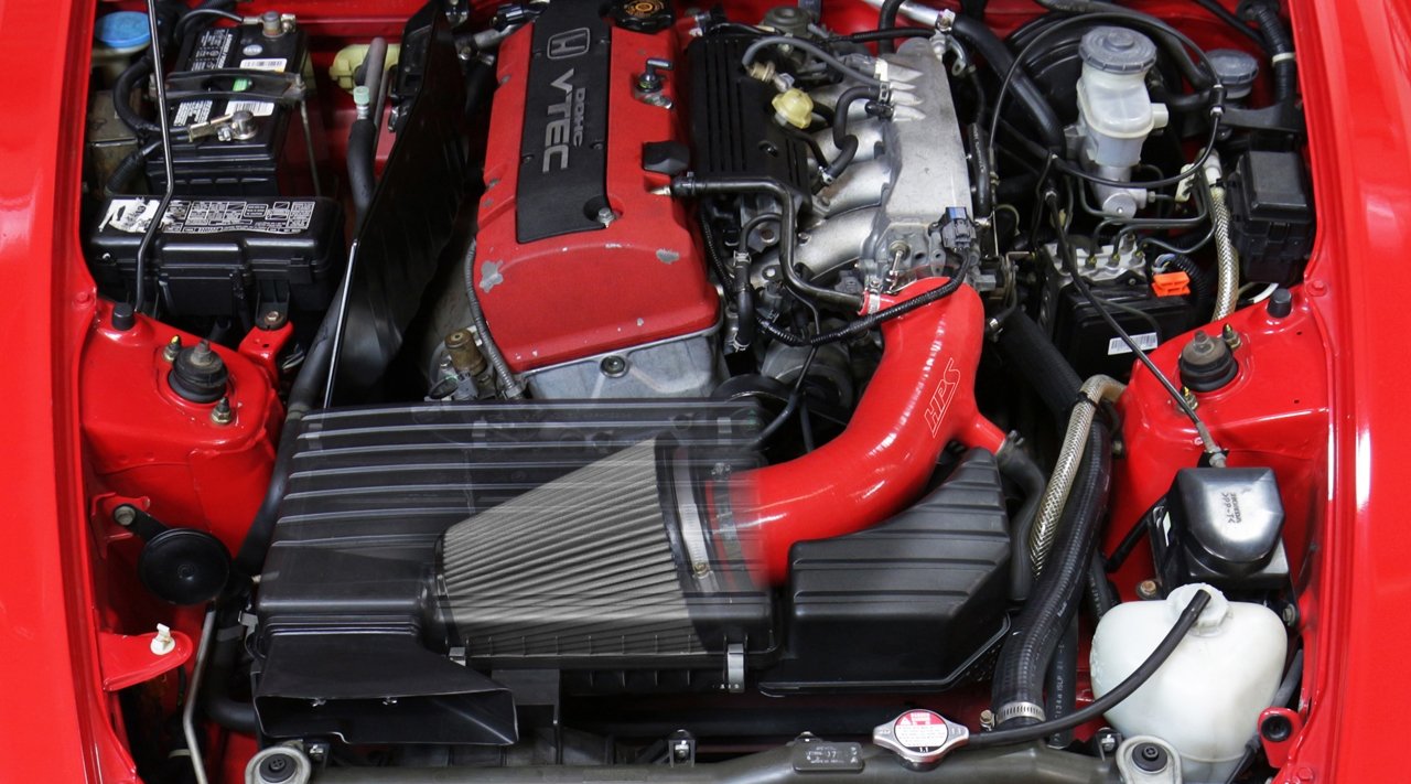 HPS Shortram Air Intake Kit 2000-2003 Honda S2000 AP1 2.0L, Blue