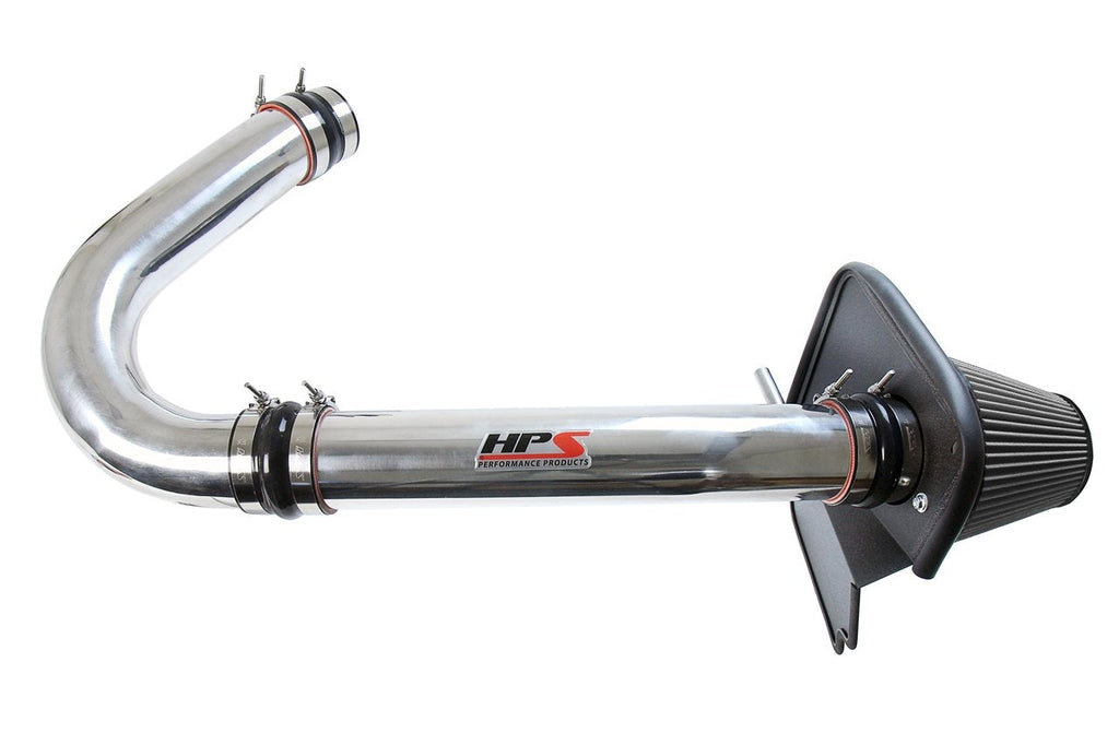 HPS Shortram Air Intake Kit 2011-2018 Chrysler 300 3.6L V6, Includes Heat Shield, Polish