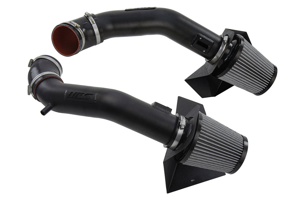 HPS Performance HPS Shortram Air Intake Kit 2011-2013 Infiniti M56 5.6L V8, Includes Heat Shield, 827-688