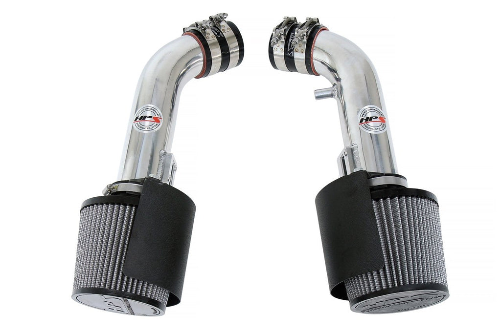 HPS Performance HPS Shortram Air Intake Kit Infiniti 2008-2013 G37 3.7L V6, Includes Heat Shield, 827-706