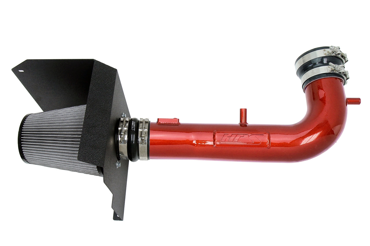 HPS Performance Air Intake Kit 2015-2020 Cadillac Escalade 6.2L V8, Includes Heat Shield, 827-707