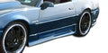 Duraflex Xtreme Side Skirts Compatible With 1982-1992 Pontiac Firebird - 2 Piece