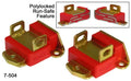 Prothane GM Motor Mounts - Type A Short - Red